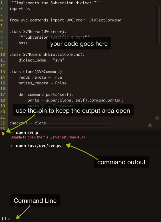 Bespin 0.7.1 screenshot