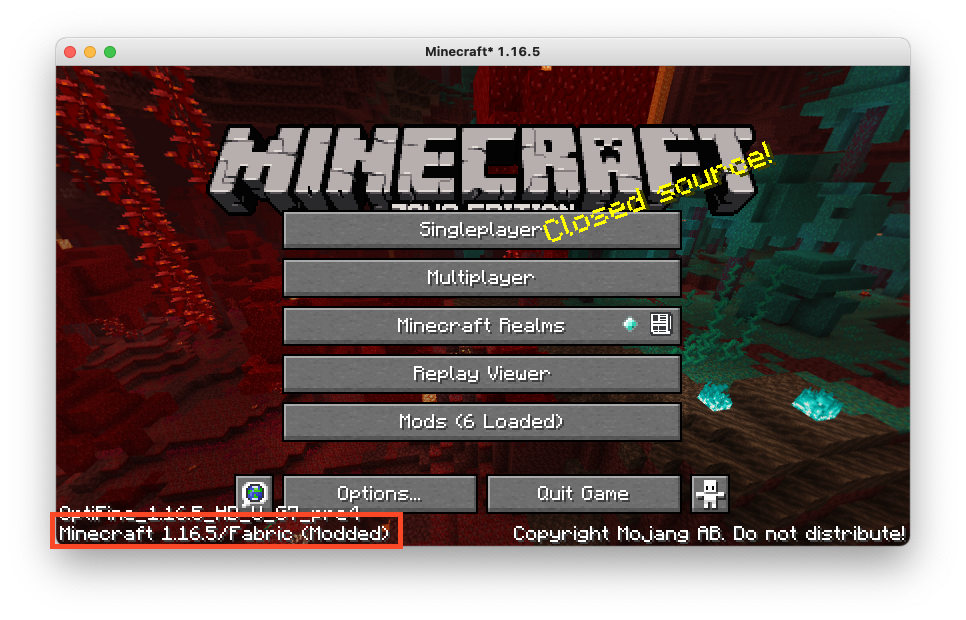 Minecraft Java Edition 1.16.5